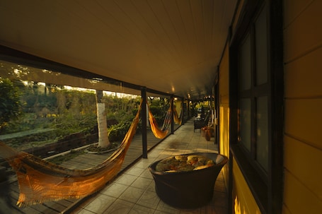 Porch. Pousada Sette Mares