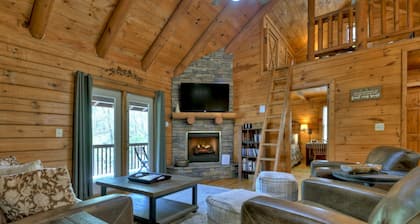 Chimney Path on Fightingtown Creek | Log Cabin | Trout Fishing | Secluded