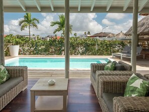 Balcony - Splendid Villa With Swimming Pool in Jan Thiel (Jan Thiel)