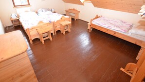 Hus | 2 soveværelser, individuel indretning, sengetøj