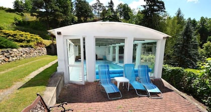House in Bechyne With Private Pool & Sauna