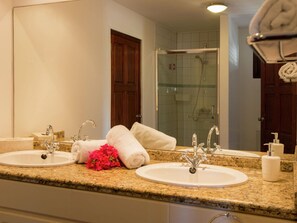 Shower, towels - Tropical Villa With Swimming Pool in Jan Thiel (Jan Thiel)