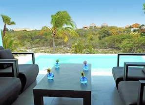 Outdoor pool - Modern Villa in Willemstad Curacao With Private Pool (Willemstad)