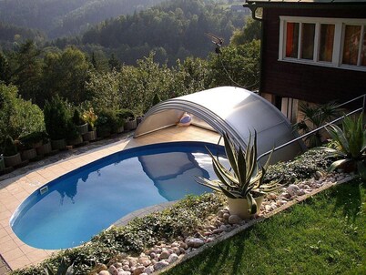 Detached House With Pool and Covered Terrace. In the Middle of the Nature