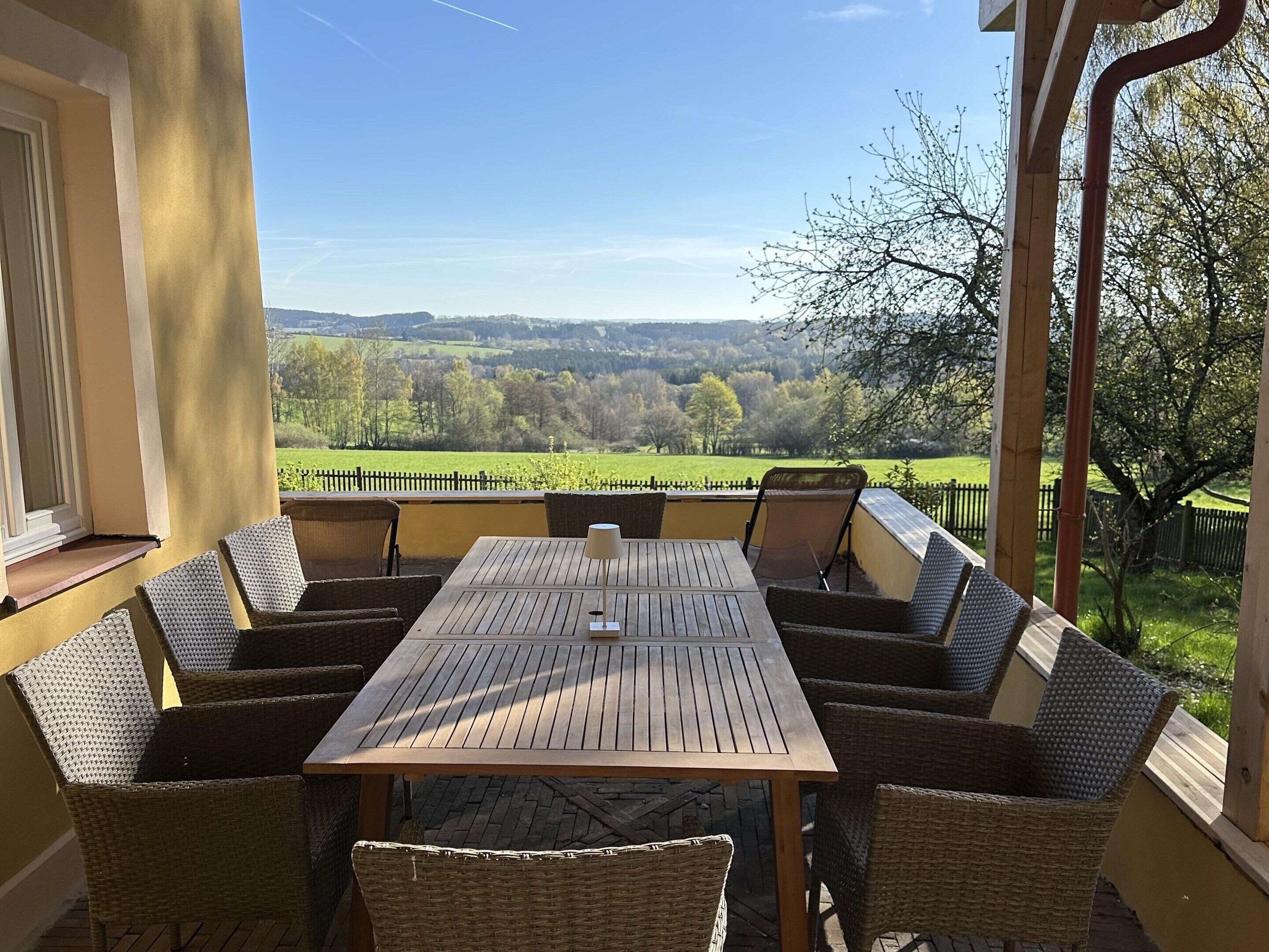 Ferienhaus | Balkon