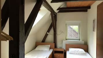 4 bedrooms, individually furnished