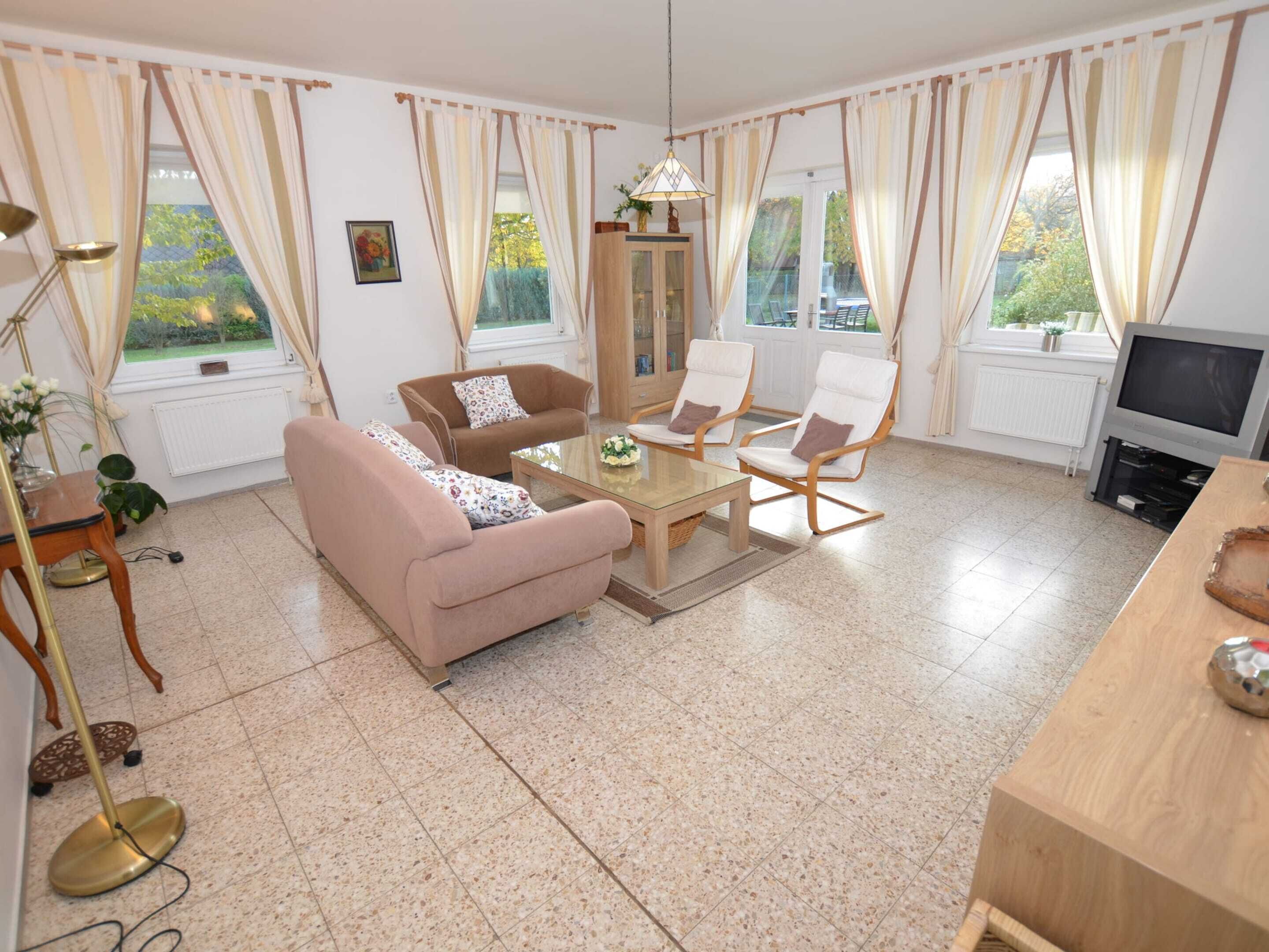 Villa | Living area | Fireplace
