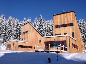 Exterior - Spacious Chalet in Residential Area, Modern, Luxury Interior, Large Terrace and Carport (Harrachov)