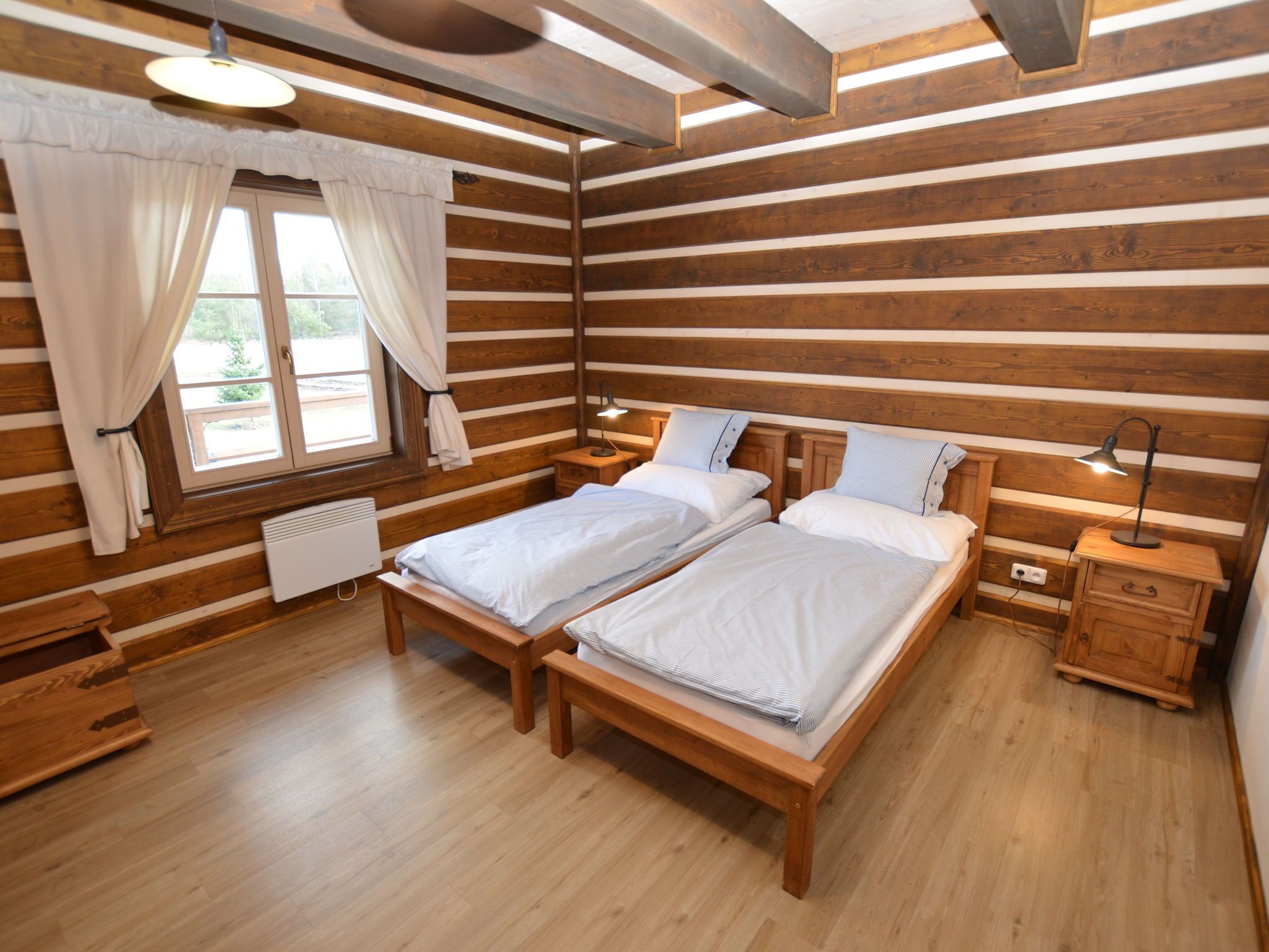 1 kamar tidur dan seprai linen