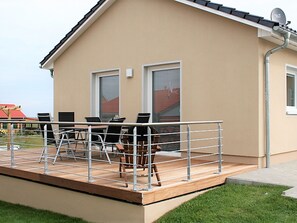 Balcony - Spacious Holiday Home in Boiensdorf With Garden (Boiensdorf)