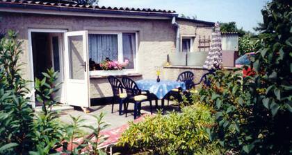 Bungalow in Fuhlendorf With Fenced Garden, Terrace, Barbecue