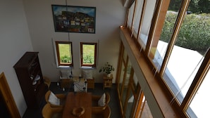 Dining - Comfortable, Detached House With Amazing View, Beautiful Large Garden and Sauna (Speicher)