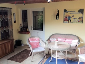House | Balcony - Beautiful Cottage With Fenced Garden in Kransevitz (Putbus)
