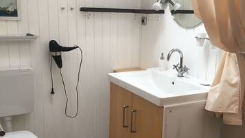 Shower, hair dryer