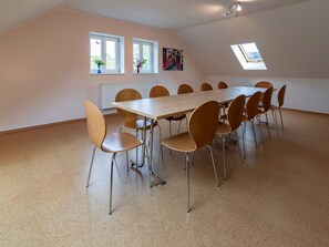 Living room - Lovely House for Groups on the Grounds of a Conference Centre in the Thuringian Forest (Lehesten)