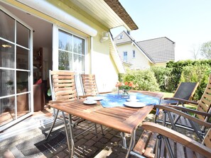 Balcony - Charming Apartment in Börgerende-rethwisch With Sauna (Boergerende-Rethwisch)