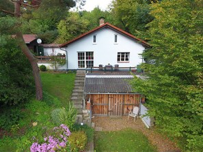 Exterior - Detached Holiday Home With Terrace and Fenced-in Garden With Sunbathing Lawn (Frielendorf)