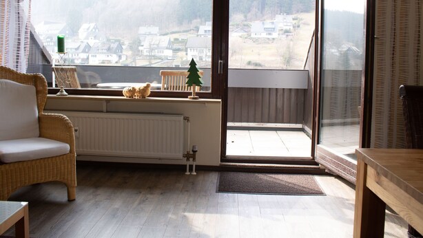 Balcony - Nice, Centrally Located Apartment in Winterberg With South-west Facing Balcony (Winterberg)
