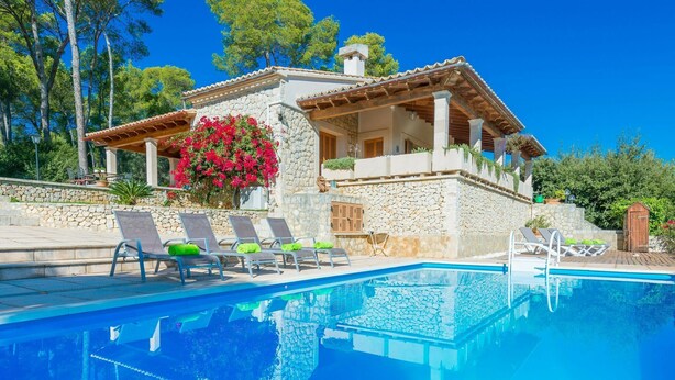 Outdoor pool - ES Bosquet - Villa for 8 People in Inca (Inca)