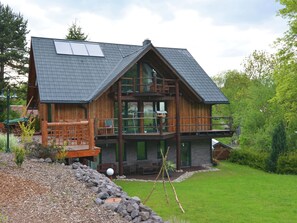 Exterior - Modern Apartment in Thuringian Forest With Fireplace, Infrared Sauna and Terrace (Suhl)