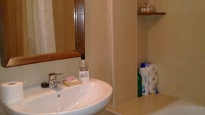 Combined shower/bathtub - Beautiful House in the Tena Valley With Terrace and Beautiful Views (Panticosa)