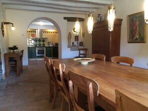 Dining - Authentic Catalan Farmhouse With Swimming Pool, Near Maçanet de la Selva (Macanet de la Selva)