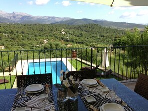 Balcony - Spacious Holiday Home in Buger Sapin With Private Pool (Buger)