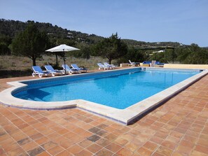 Outdoor pool - Modern Holiday Home in Es Cubells With Private Pool (Sant Josep de sa Talaia)