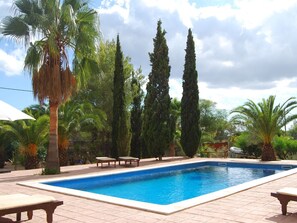 Outdoor pool - Single Storey Villa With Garden and Several Fruit Trees in Ibiza (Santa Eulalia del Rio)