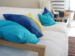 1 Schlafzimmer, individuell eingerichtet, Bettwäsche