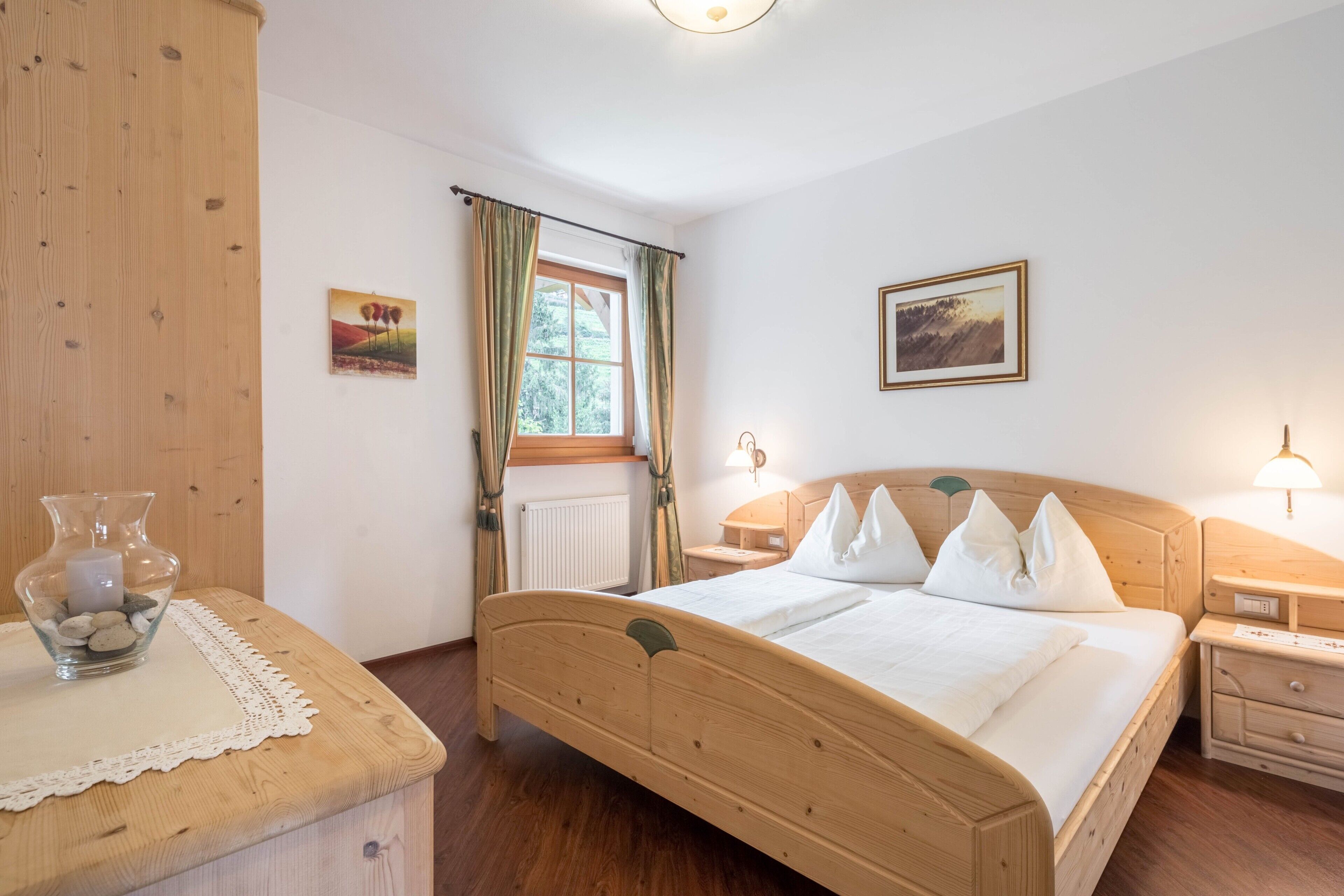 1 makuuhuone, vuodevaatteet