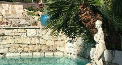 Stone Villa in Saint-jeannet With Roofed Terrace and Garden