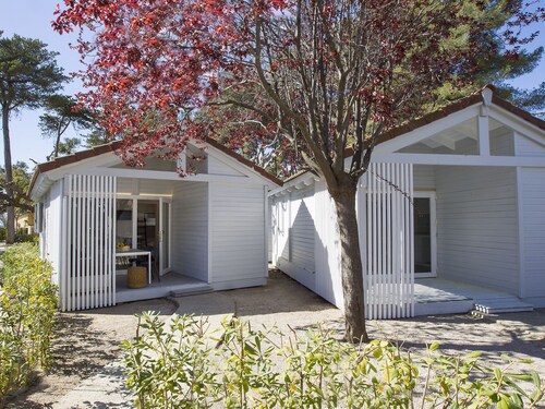 Modern Chalet With AC Just Steps Away From the Sandy Beach