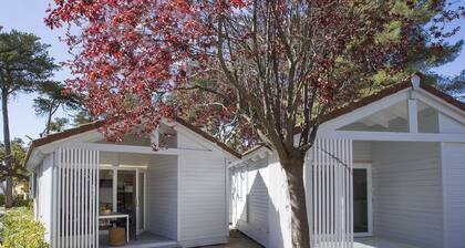 Modern Chalet With AC Just Steps Away From the Sandy Beach