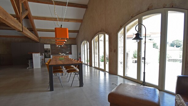 Living room - Luxurious Villa in Villedaigne With Private Terrace and Garden (Villedaigne)