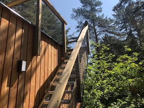 Balcony - New Wooden Chalet in the Woods With Roof Terrace, at Colmar and on the Wine Route! (Labaroche)