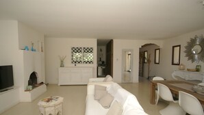 Fireplace - Modern Villa With air Conditioning, Swimming Pool, Enclosed Garden and Lots of Privacy! (Piolenc)