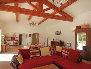 Fireplace - Mediterranean Villa With Private Pool and Large Garden, 1.2 km From Medieval Village (Camps-la-Source)