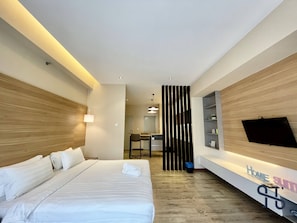 Individually decorated, individually furnished, blackout curtains -  Homesuite' Home at Aeropod SOVO (Kota Kinabalu)