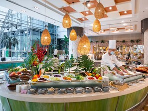 Desayuno buffet (CNY 128 por persona)