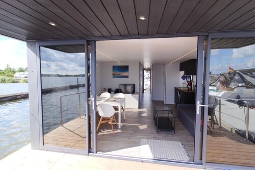Hausboot Fjord Aries mit  Dachterrasse in Schleswig