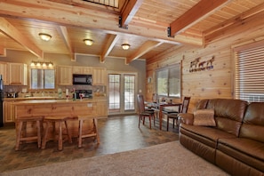 Chalet (3 Bedrooms) | Living area | Flat-screen TV, toys - Rimfire Refuge (Island Park)