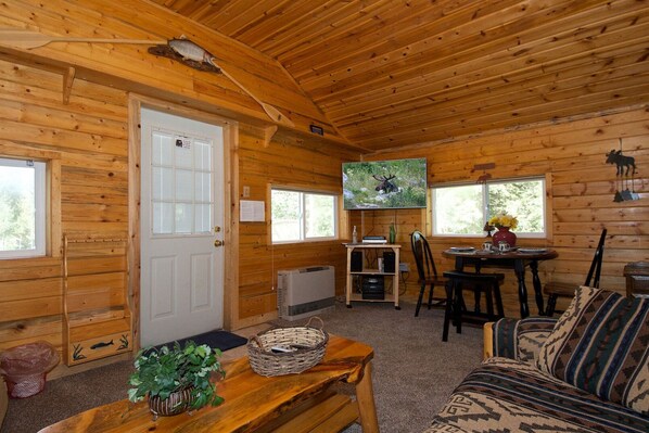 Villa (2 Bedrooms) | Living area | TV, DVD player - Remington Retreat (Island Park)