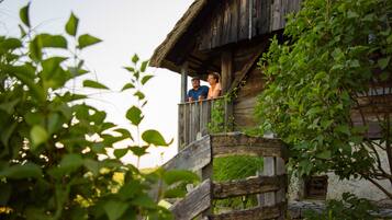 Blick von der Unterkunft