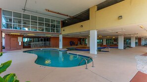 Indoor pool, outdoor pool