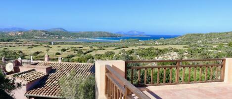 Blick von der Unterkunft