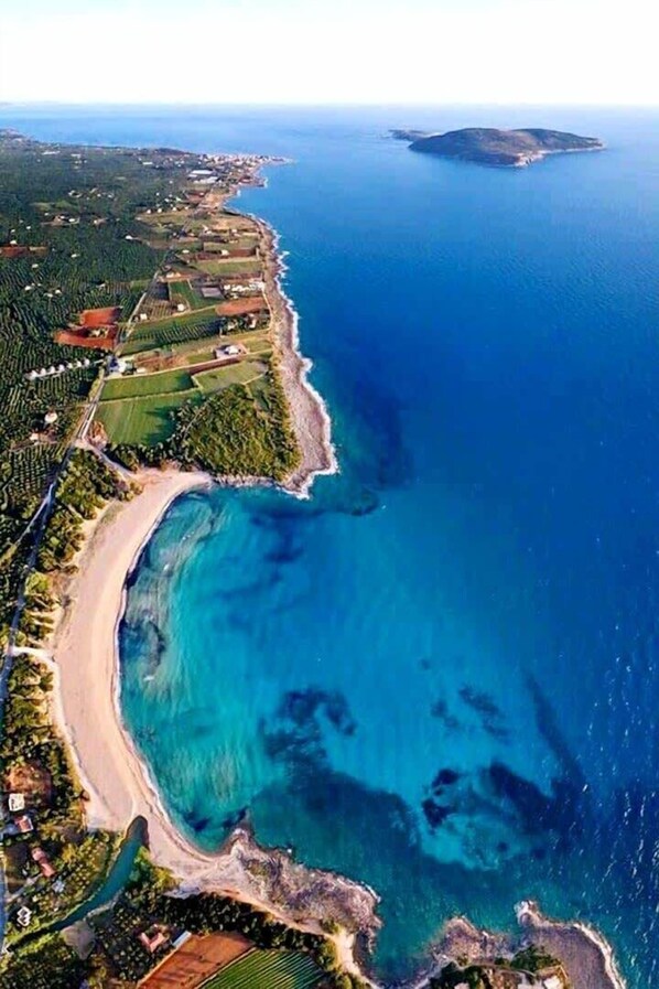 Beach - Navarino Captains Villa - Lux Private Pool Retreat (Marathopoli)