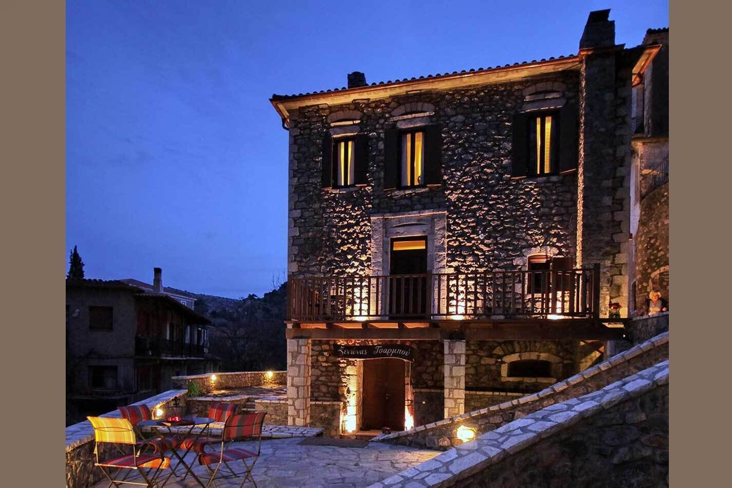 Front of property – evening/night