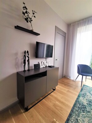 Interior - Design apartment LOFT MAJORI with large terrace (Jūrmala)