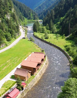 Fassade der Unterkunft